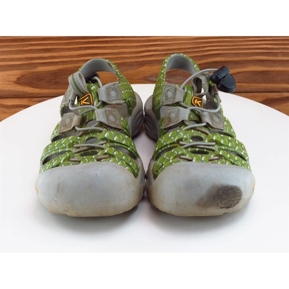 KEEN Shoes Sz 13‎ Fisherman Boys Youth Green Synthetic Drawstring Medium - Picture 3 of 11